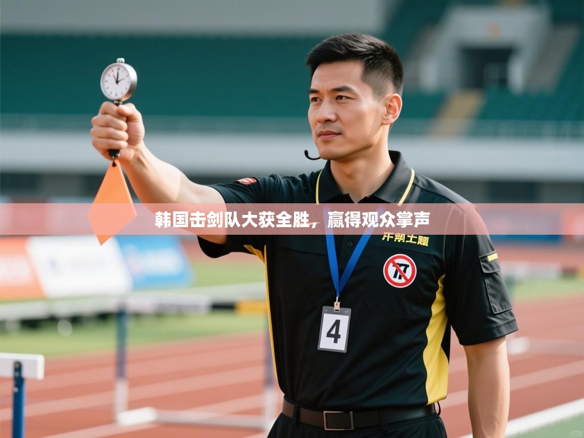 韩国击剑队大获全胜,赢得观众掌声 第1张